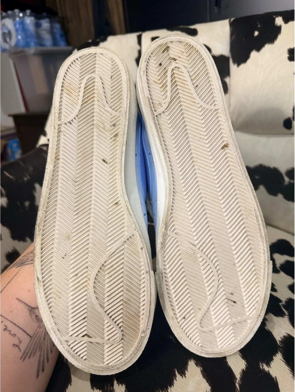 Nike Blazer Low LX Light Blue Sneakers Size 10.5